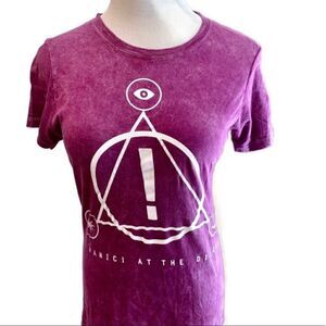 Panic at the Disco Purple Concert T-Shirt Sz M